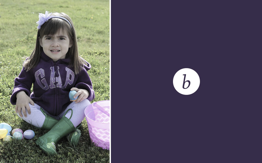 girl with easter basket