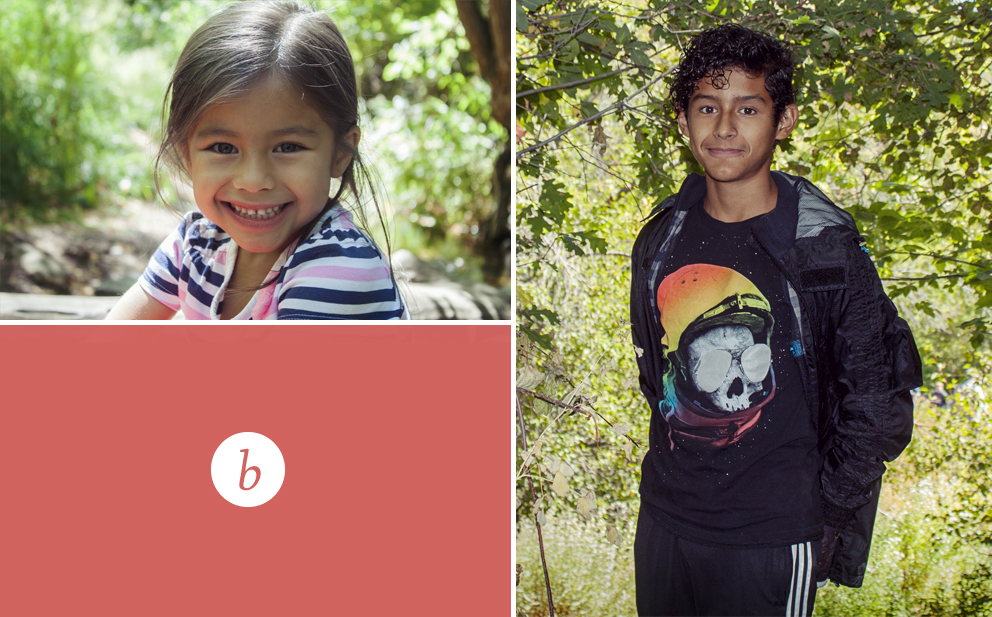 boy and girl smiling