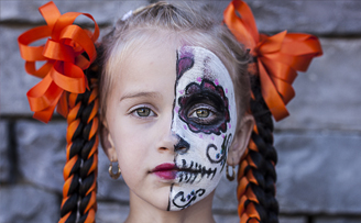 girl with facepaint